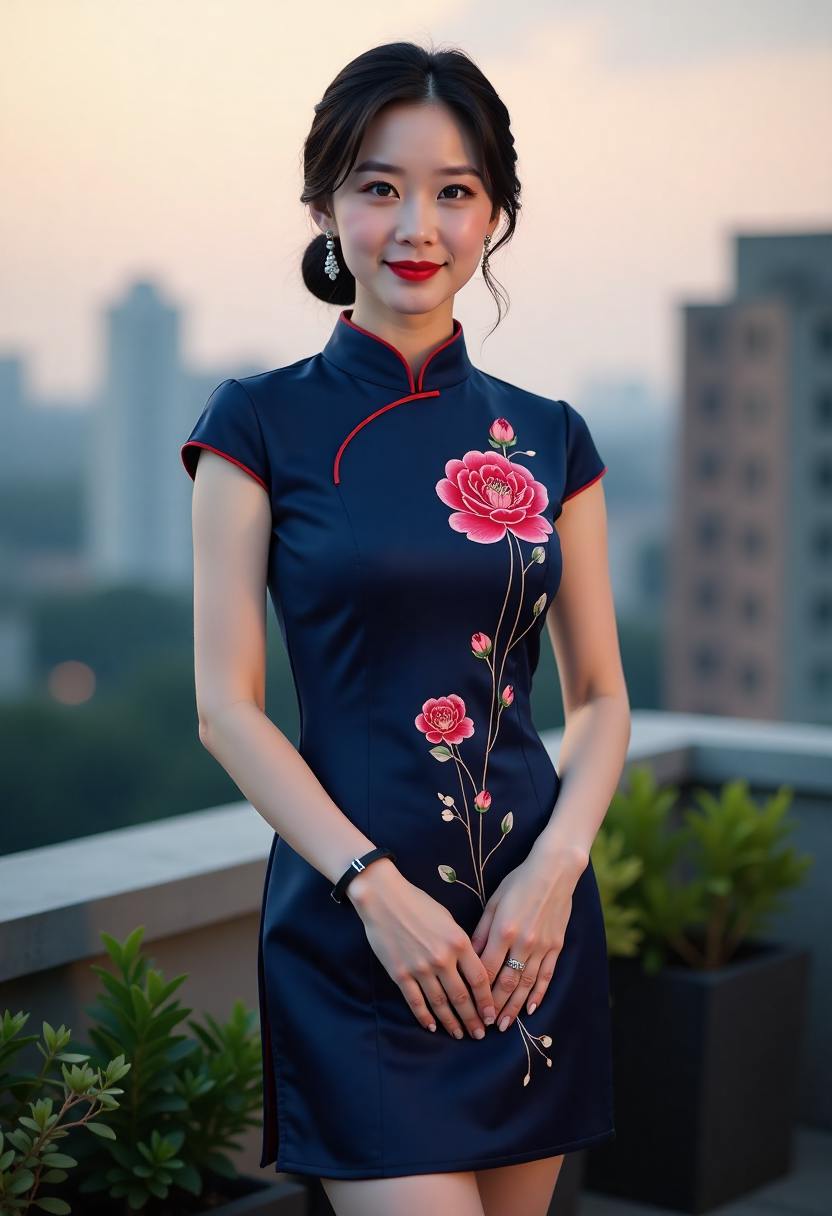 悬疑电影中的夜市街巷